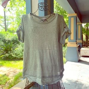 Chico's Zenergy Olive sweater with trim Size 3/XL!